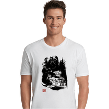 Load image into Gallery viewer, Daily_Deal_Shirts Premium Shirts, Unisex / Small / White Dark Lord In The Snow Planet Sumi-e
