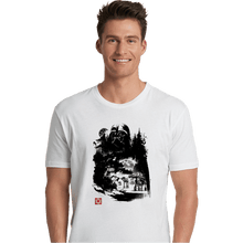 Load image into Gallery viewer, Daily_Deal_Shirts Premium Shirts, Unisex / Small / White Dark Lord In The Snow Planet Sumi-e