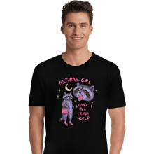 Load image into Gallery viewer, Daily_Deal_Shirts Premium Shirts, Unisex / Small / Black Nocturnal Girl
