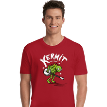 Load image into Gallery viewer, Shirts Premium Shirts, Unisex / Small / Red Banjoist Frog