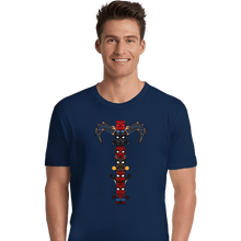 Load image into Gallery viewer, Daily_Deal_Shirts Premium Shirts, Unisex / Small / Navy Totem Of Spiders