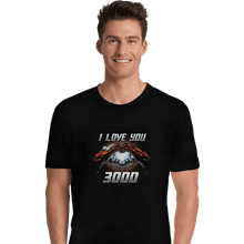 Load image into Gallery viewer, Shirts Premium Shirts, Unisex / Small / Black I Love You 3000