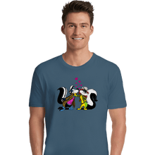 Load image into Gallery viewer, Secret_Shirts Premium Shirts, Unisex / Small / Indigo Blue No-Kissing