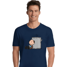 Load image into Gallery viewer, Secret_Shirts Premium Shirts, Unisex / Small / Navy Chilly Brown