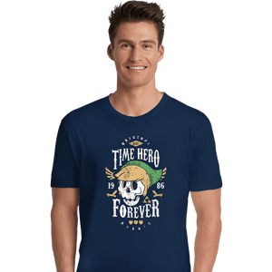 Shirts Premium Shirts, Unisex / Small / Navy Time Hero Forever