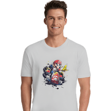 Load image into Gallery viewer, Shirts Premium Shirts, Unisex / Small / White Go Kart Watercolor