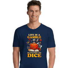 Load image into Gallery viewer, Shirts Premium Shirts, Unisex / Small / Navy Life Is A Gamble