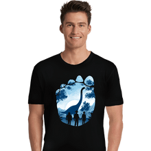 Load image into Gallery viewer, Daily_Deal_Shirts Premium Shirts, Unisex / Small / Black Brachiosaurus Footprint
