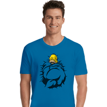 Load image into Gallery viewer, Daily_Deal_Shirts Premium Shirts, Unisex / Small / Sapphire Big Toasty Cinnamon Bun