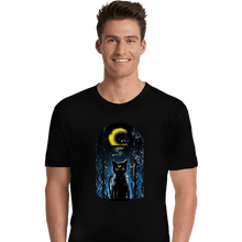 Load image into Gallery viewer, Shirts Premium Shirts, Unisex / Small / Black Moon Visitor
