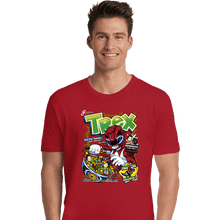 Load image into Gallery viewer, Daily_Deal_Shirts Premium Shirts, Unisex / Small / Red T-Rex Cereal