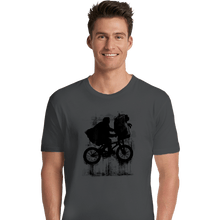 Load image into Gallery viewer, Secret_Shirts Premium Shirts, Unisex / Small / Charcoal Boy And Bike