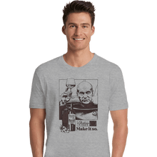 Load image into Gallery viewer, Secret_Shirts Premium Shirts, Unisex / Small / Sports Grey Picard Wine