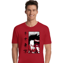 Load image into Gallery viewer, Shirts Premium Shirts, Unisex / Small / Red Neo Tokyo