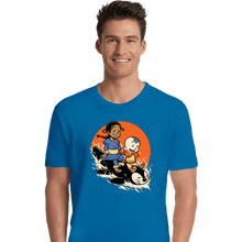 Load image into Gallery viewer, Secret_Shirts Premium Shirts, Unisex / Small / Sapphire Penguin Sledding!