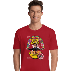 Shirts Premium Shirts, Unisex / Small / Red Bucky Charms
