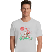 Load image into Gallery viewer, Secret_Shirts Premium Shirts, Unisex / Small / White Wolf Blossoming Breeze