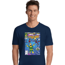 Load image into Gallery viewer, Daily_Deal_Shirts Premium Shirts, Unisex / Small / Navy Spider-Bart VS D'ohc Ock