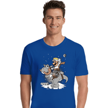 Load image into Gallery viewer, Shirts Premium Shirts, Unisex / Small / Royal Blue Mario Strikes Back