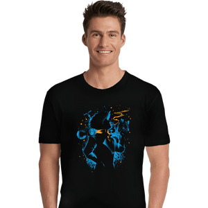 Daily_Deal_Shirts Premium Shirts, Unisex / Small / Black Swimming Bird