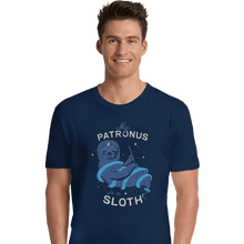 Load image into Gallery viewer, Shirts Premium Shirts, Unisex / Small / Navy Sloth Patronus