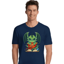 Load image into Gallery viewer, Shirts Premium Shirts, Unisex / Small / Navy Dragon Dice
