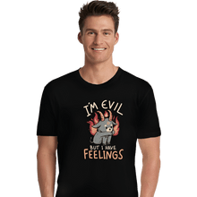 Load image into Gallery viewer, Daily_Deal_Shirts Premium Shirts, Unisex / Small / Black I'm Evil But I Have Feelings