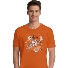 Load image into Gallery viewer, Shirts Premium Shirts, Unisex / Small / Orange Trick Or Treat Witch