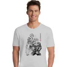 Load image into Gallery viewer, Shirts Premium Shirts, Unisex / Small / White Gold Experience Sumi-e