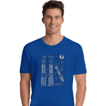 Load image into Gallery viewer, Daily_Deal_Shirts Premium Shirts, Unisex / Small / Royal Blue Lightside Schematics