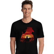 Load image into Gallery viewer, Shirts Premium Shirts, Unisex / Small / Black Red Sunset