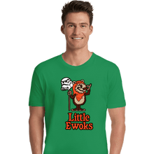 Load image into Gallery viewer, Daily_Deal_Shirts Premium Shirts, Unisex / Small / Irish Green Little Ewoks