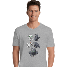 Load image into Gallery viewer, Shirts Premium Shirts, Unisex / Small / Sports Grey Night Fury Fusion