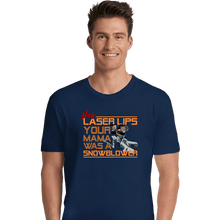 Load image into Gallery viewer, Daily_Deal_Shirts Premium Shirts, Unisex / Small / Navy Hey Laser Lips!
