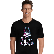 Load image into Gallery viewer, Daily_Deal_Shirts Premium Shirts, Unisex / Small / Black Glitched Maleficent