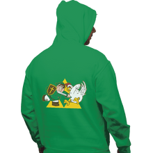 Load image into Gallery viewer, Shirts Zippered Hoodies, Unisex / Small / Irish Green Hylian Guy