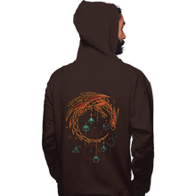 Load image into Gallery viewer, Daily_Deal_Shirts Pullover Hoodies, Unisex / Small / Dark Chocolate Draconic Dice Keeper