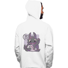 Load image into Gallery viewer, Shirts Pullover Hoodies, Unisex / Small / White Maneki Toothless