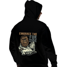 Load image into Gallery viewer, Daily_Deal_Shirts Pullover Hoodies, Unisex / Small / Black Wookie Cat