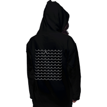 Load image into Gallery viewer, Shirts Pullover Hoodies, Unisex / Small / Black Shark Wave