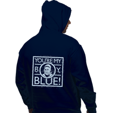 Load image into Gallery viewer, Shirts Pullover Hoodies, Unisex / Small / Navy Blue