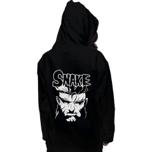 Load image into Gallery viewer, Shirts Zippered Hoodies, Unisex / Small / Black The Snake Ghost
