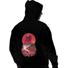 Load image into Gallery viewer, Shirts Zippered Hoodies, Unisex / Small / Black Red Guardian Sun