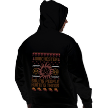 Load image into Gallery viewer, Shirts Pullover Hoodies, Unisex / Small / Black Supernaturally Ugly Sweater