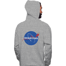 Load image into Gallery viewer, Daily_Deal_Shirts Pullover Hoodies, Unisex / Small / Sports Grey Nasa Doge