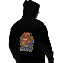 Load image into Gallery viewer, Shirts Zippered Hoodies, Unisex / Small / Black Living My Beast Life
