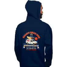 Load image into Gallery viewer, Daily_Deal_Shirts Pullover Hoodies, Unisex / Small / Navy Dale's Dead Bug Service
