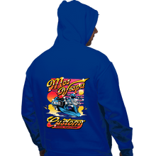 Load image into Gallery viewer, Secret_Shirts Pullover Hoodies, Unisex / Small / Royal Blue Mos Vespa Customs