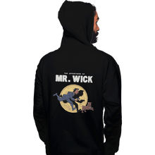 Load image into Gallery viewer, Shirts Pullover Hoodies, Unisex / Small / Black The Adventures Of Mr. Wick