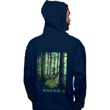 Load image into Gallery viewer, Shirts Pullover Hoodies, Unisex / Small / Navy Visit Endor